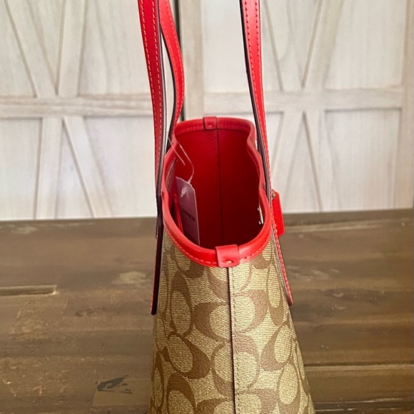 NWT Coach Signature City Mini Tote - Picture 6 of 10